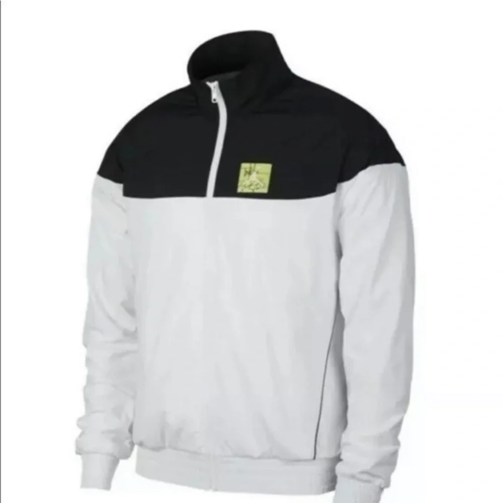 Nike Jordan Tinker Legacy Windbreaker Jacket Men's XXL White Black BQ0295-010